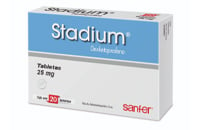 STADIUM TABLETAS 25 mg
